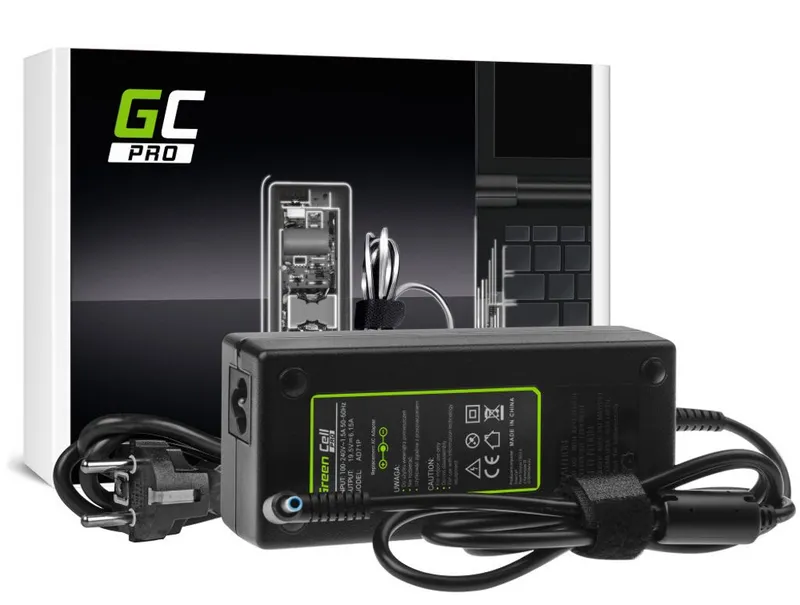 Alternativ bild 0 för Green Cell PRO laddare/nätadapter 19,5V, 6,15A, 120W för HP Omen