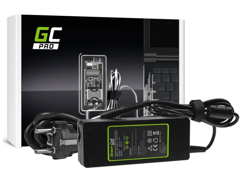 Alternativ bild 0 för Green Cell PRO - Strömadapter - AC - 90 Watt - svart - för HP ProBook 4510s, 4510s/CT, 4515s, 4515s/CT, 4710s, 4710s/CT