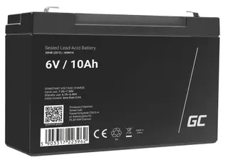 Produktfoto för Green Cell - UPS-batteri - 1 x batteri - Förseglat med blysyra (SLA) - 10 Ah - svart