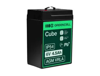 Produktfoto för Green Cell - UPS-batteri - 1 x batteri - Förseglat med blysyra (SLA) - 4.5 Ah - svart