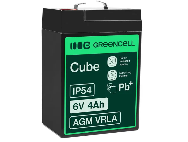 Alternativ bild 0 för Green Cell - UPS-batteri - 1 x batteri - Förseglat med blysyra (SLA) - 4 Ah - svart