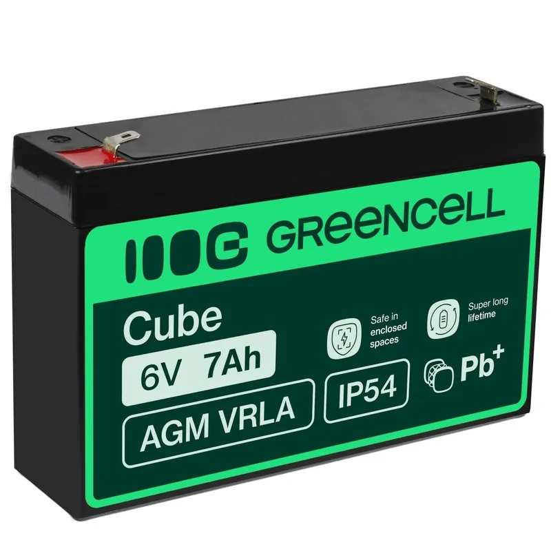 Alternativ bild 0 för Green Cell - UPS-batteri - 1 x batteri - Förseglat med blysyra (SLA) - 7 Ah - svart