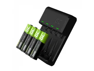 Produktfoto för Green Cell VitalCharger USB battery charger - 4 x AA type - NiMH - 0.5 Watt