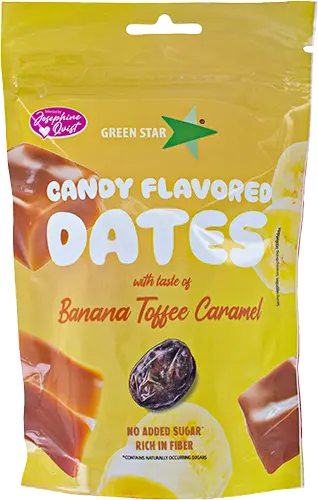 Produktfoto för Green Star Dates Banana Toffee 90g