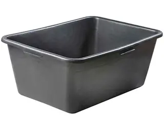 Produktfoto för GreenLife murbrukslåda 90l plast svart, infällt grepp (G0000120)