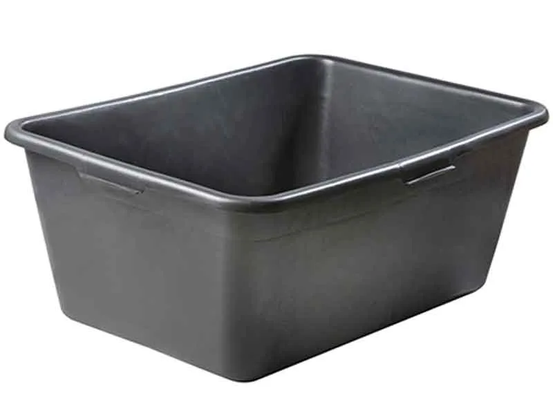 Alternativ bild 0 för GreenLife murbrukslåda 90l plast svart, infällt grepp (G0000120)