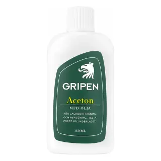 Produktfoto för Gripen Aceton med Olja 150 ml