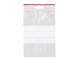 Produktfoto för GRIPPIE Blixtlåspåse med skrivfält 100x150mm