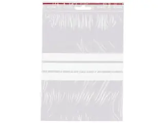 Produktfoto för GRIPPIE Blixtlåspåse med skrivfält 150x200mm