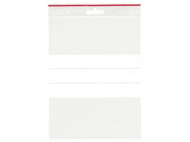 Alternativ bild 0 för GRIPPIE Blixtlåspåse med skrivfält 150x200mm