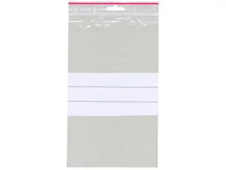 Produktfoto för GRIPPIE Blixtlåspåse med skrivfält 150x250mm