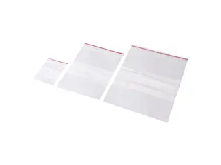 Produktfoto för GRIPPIE Blixtlåspåse med skrivfält 80x120mm