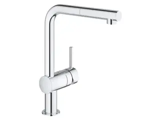 Produktfoto för GROHE 32168 000, Krom, Hävarm, Single, Keramiska, 4,6 cm, 360°