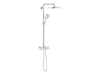 Produktfoto för GROHE Duschsystem Rainshower SmartActive, 111,8 cm, 1,75 m, Vägg, Krom, G1/2