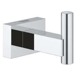 Produktfoto för GROHE Essentials Cube, inomhus, Handdukskrok, Krom, Metall, Rektangel