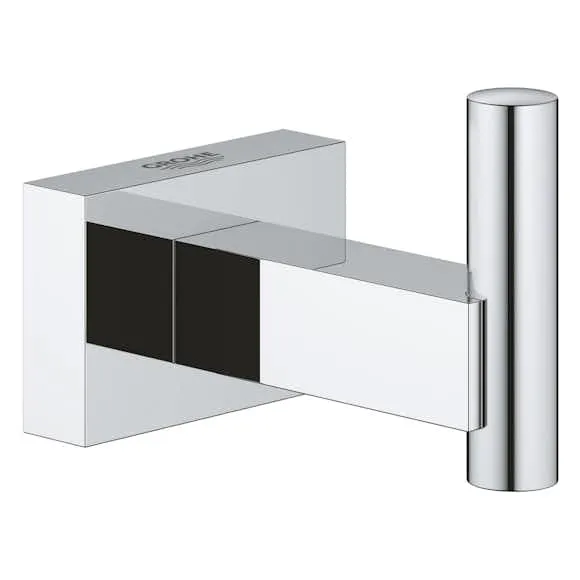 Alternativ bild 0 för GROHE Essentials Cube, inomhus, Handdukskrok, Krom, Metall, Rektangel