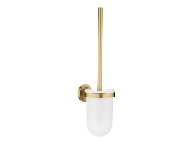 Alternativ bild 0 för Grohe Essentials väggmonterad toalettborste med glashållare - Brushed Cool Sunrise