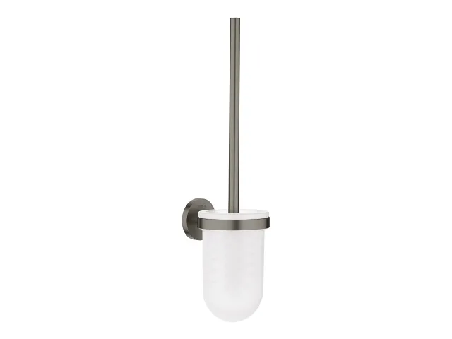 Alternativ bild 0 för Grohe Essentials väggmonterad toalettborste med glashållare - Brushed Hard Graphite
