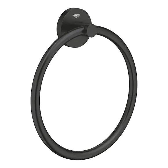 Alternativ bild 0 för Grohe Start handduksring matt - svart