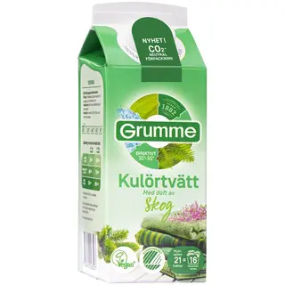 Produktfoto för Grumme Flytande Kulörtvätt Skog 750 ml