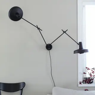 Produktfoto för Grupa Products - Arigato 2 Vägglampa Svart Grupa
