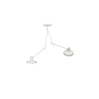 Produktfoto för Grupa Products - Arigato Taklampa Dubbel Vit Grupa