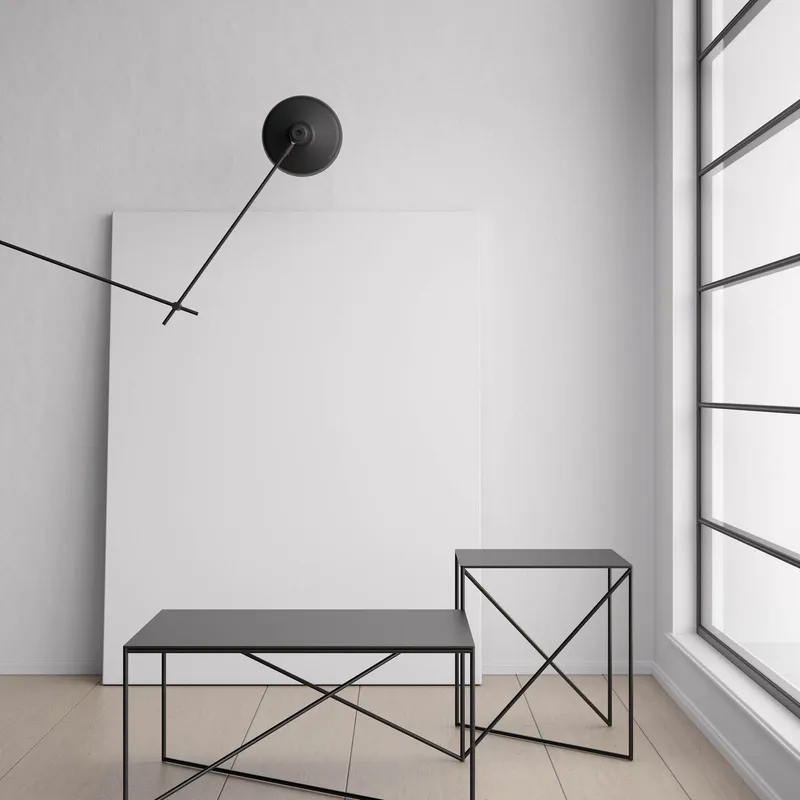 Bild 2 för Grupa Products - Arigato Vägglampa Long m/Kabel Svart Grupa