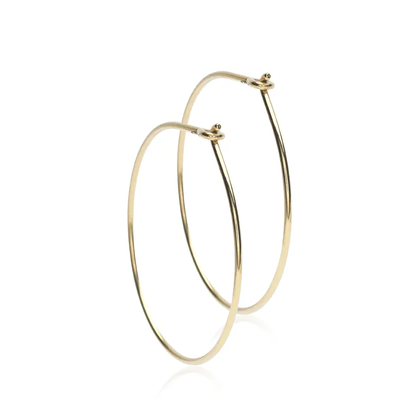 Bild 1 för GT Ear Ring 25 mm Guld