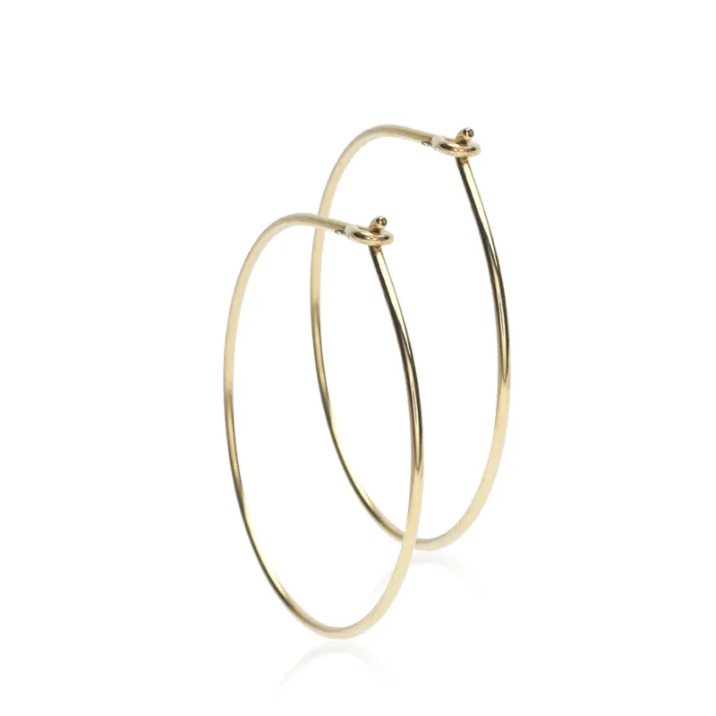 Bild 2 för GT Ear Ring 25 mm Guld