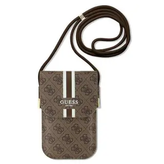 Produktfoto för Guess Guess 4G Stripes - Crossbody mobilväska (brun)