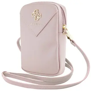 Produktfoto för Guess Guess Zip Triangle 4G - Telefonväska (rosa)