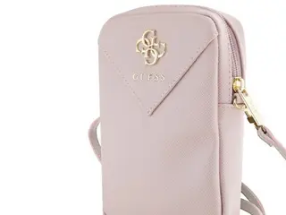 Produktfoto för Guess Guess Zip Triangle 4G - Telefonväska (rosa)