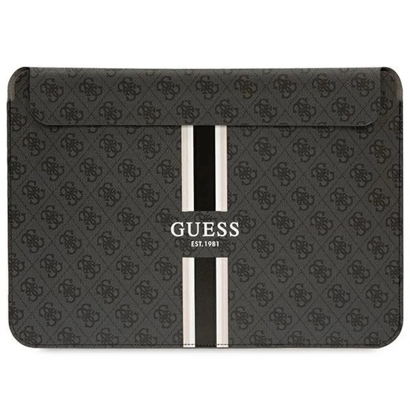 Alternativ bild 0 för Guess laptop fodral 14" Printed Stripes - Svart