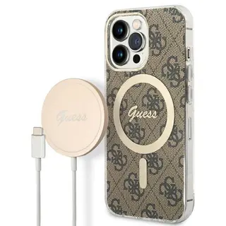 Produktfoto för Guess Magsafe Skal och laddare set till iPhone iPhone 13 Pro - Brun
