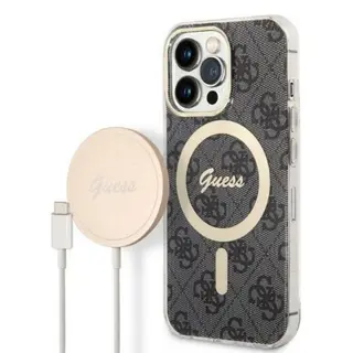 Produktfoto för Guess Magsafe Skal och laddare set till iPhone iPhone 13 Pro - Svart