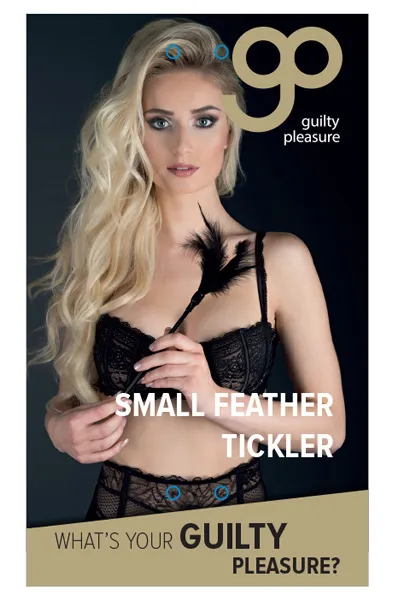 Bild 2 för Guilty Pleasure Small Feather Tickler Black Fjäder tickler
