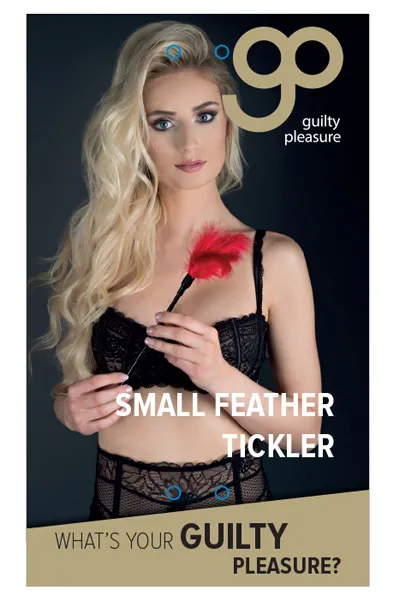 Bild 2 för Guilty Pleasure Small Feather Tickler Red