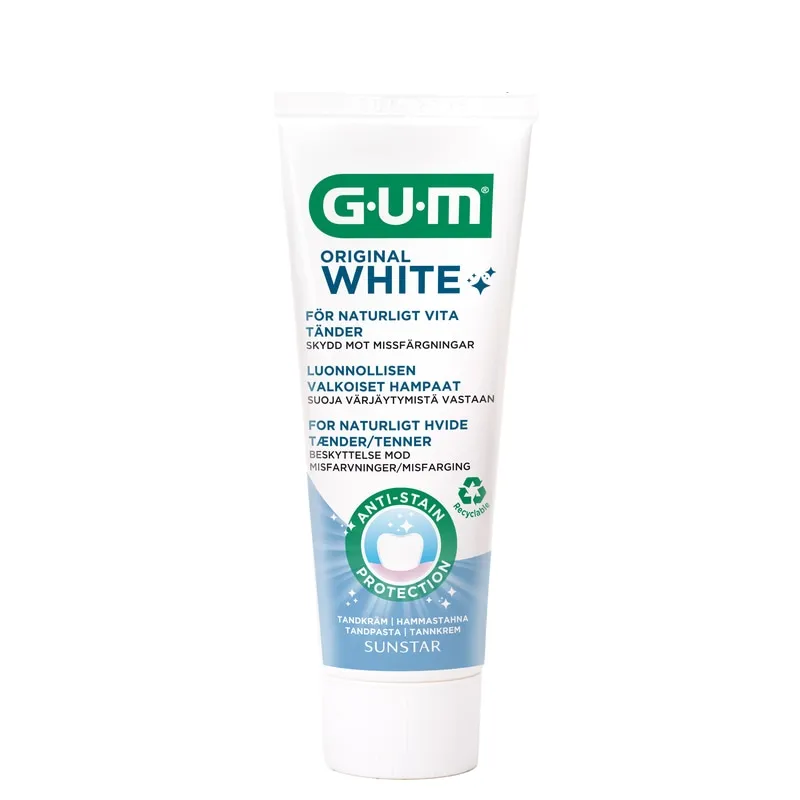 Bild 1 för GUM Tandkräm Original White 75 ml