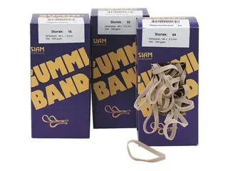 Produktfoto för Gummiband nr. 22, 500 g, 1,5 x 100 mm
