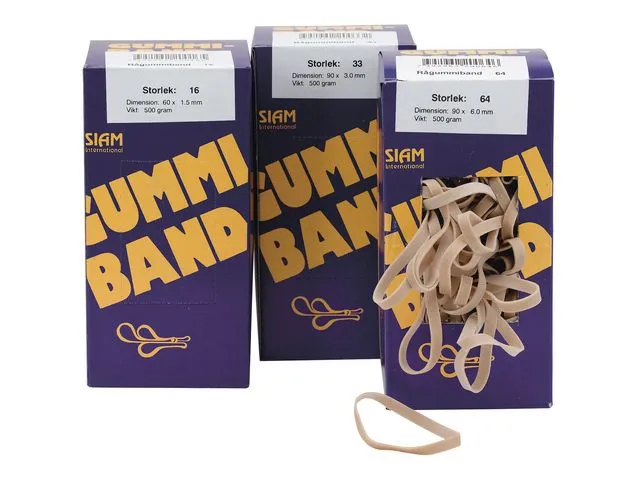 Alternativ bild 0 för Gummiband nr. 31, 500 g, 60 x 3 mm