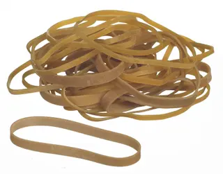 Produktfoto för Gummibånd nr. 38 150x3,0mm natur (500g)