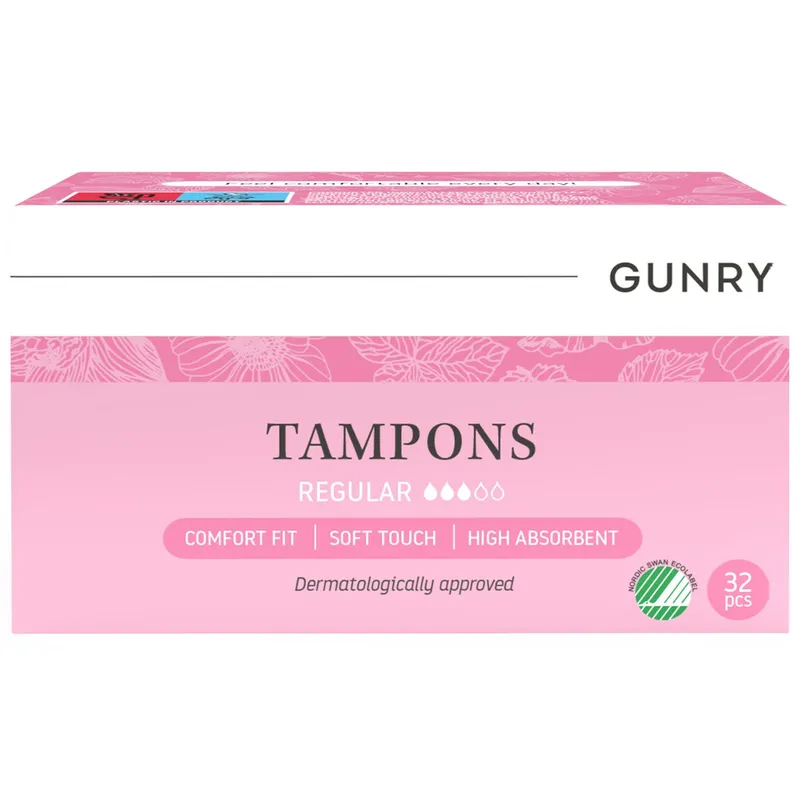 Alternativ bild 0 för Gunry Tampons Regular