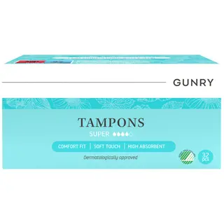 Produktfoto för Gunry Tampons Super