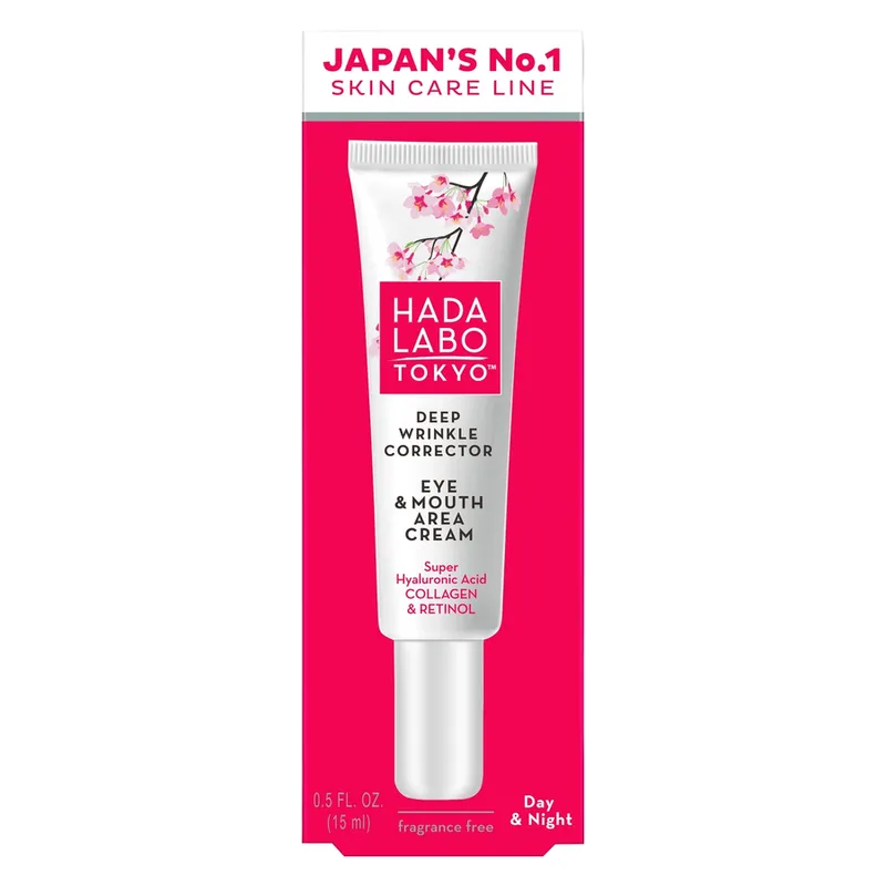 Bild 2 för Hada Labo Tokyo Deep Wrinkle Corrector Eye & Mouth Area Cream 15 ml