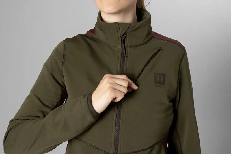 Bild 2 för Härkila Oda Fleece Jacka Women Willow Green