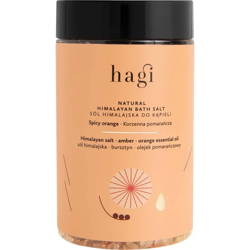 Bild 1 för HAGI_Natural Himalayan bath salt Spicy Orange 480g