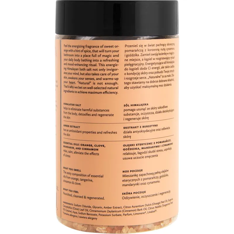 Bild 2 för HAGI_Natural Himalayan bath salt Spicy Orange 480g