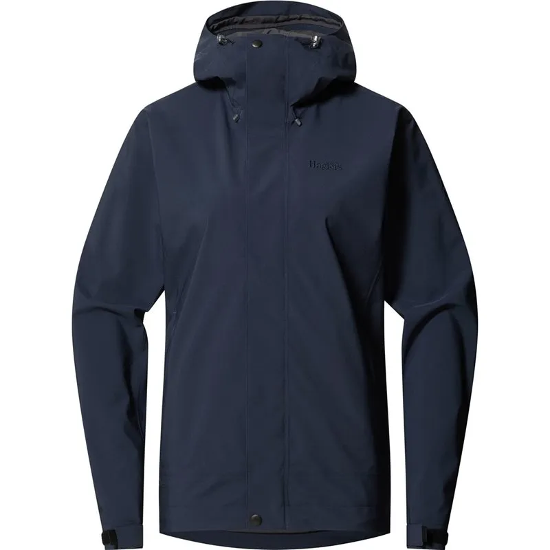Bild 1 för Haglöfs Breeze Proof JacketWomen Tarn Blue
