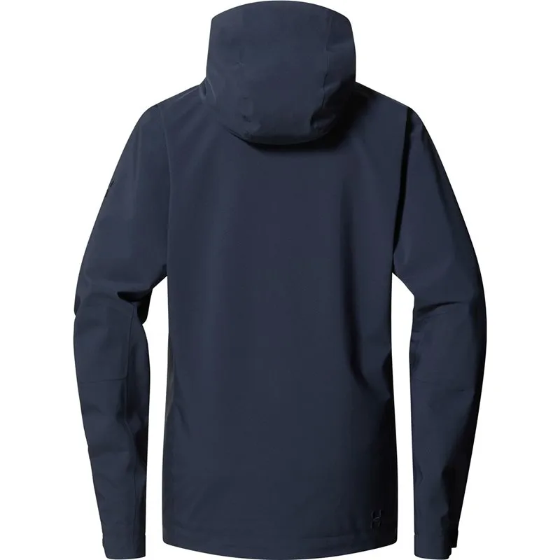 Bild 2 för Haglöfs Breeze Proof JacketWomen Tarn Blue