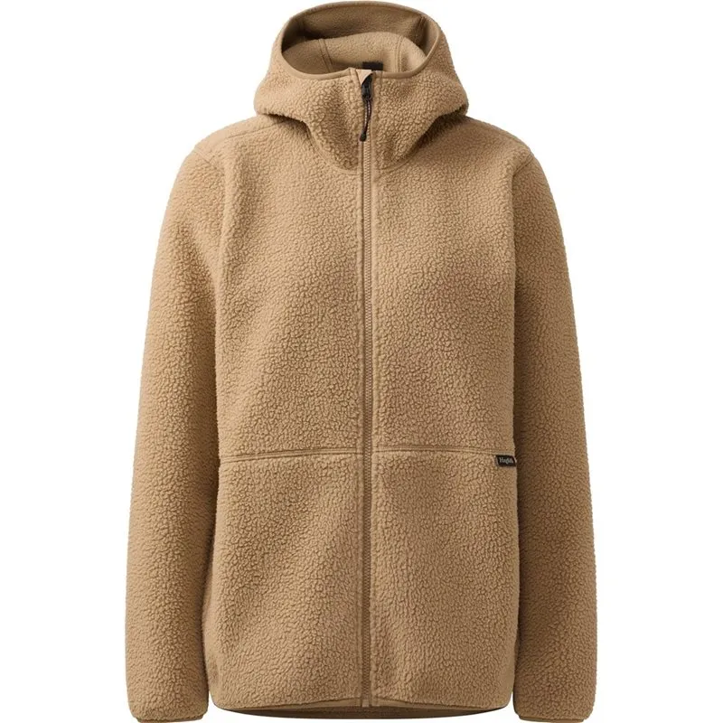 Bild 1 för Haglöfs Funäs Pile Hood Women Oak Brown Oak Brown XS
